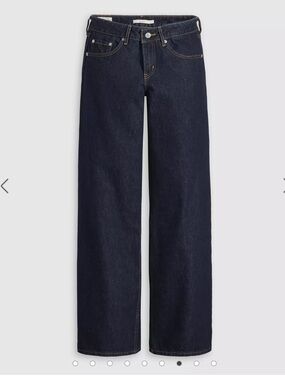 Women’s Levi Low Loose Dark Wash Jeans - A5566 - 28x32 - Dream Nice Dreams